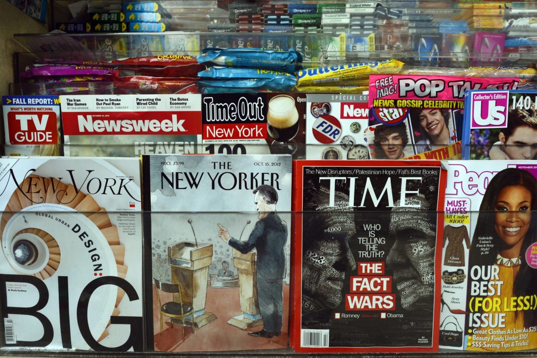 social media newsstand