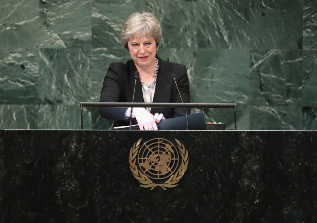 theresa may attacking trump