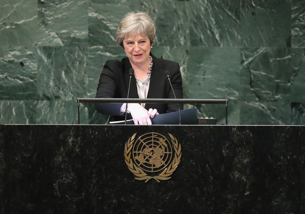 theresa may attacking trump