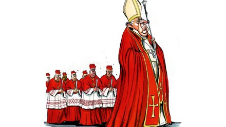 pope francis covered