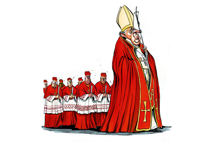 pope francis covered