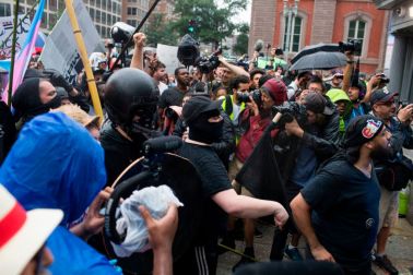 antifa washington mob