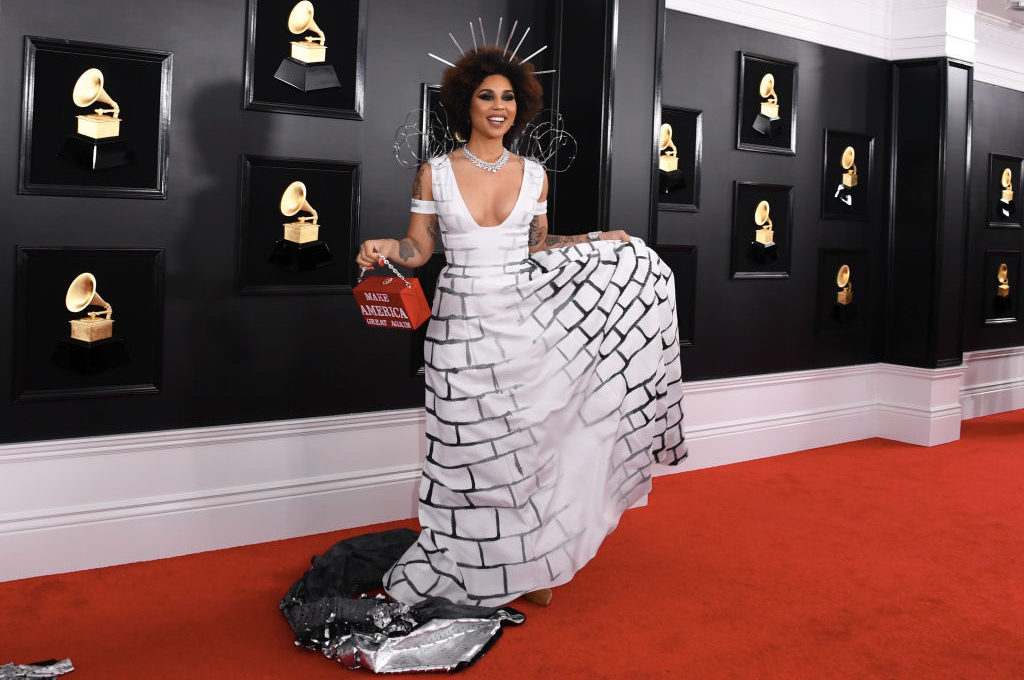 joy villa camila cabello lele pons wall grammys