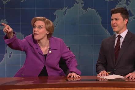 elizabeth warren saturday night live
