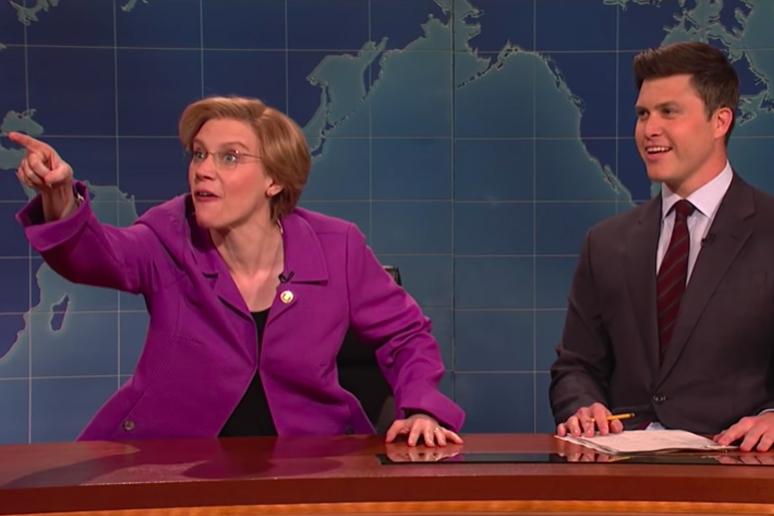 elizabeth warren saturday night live