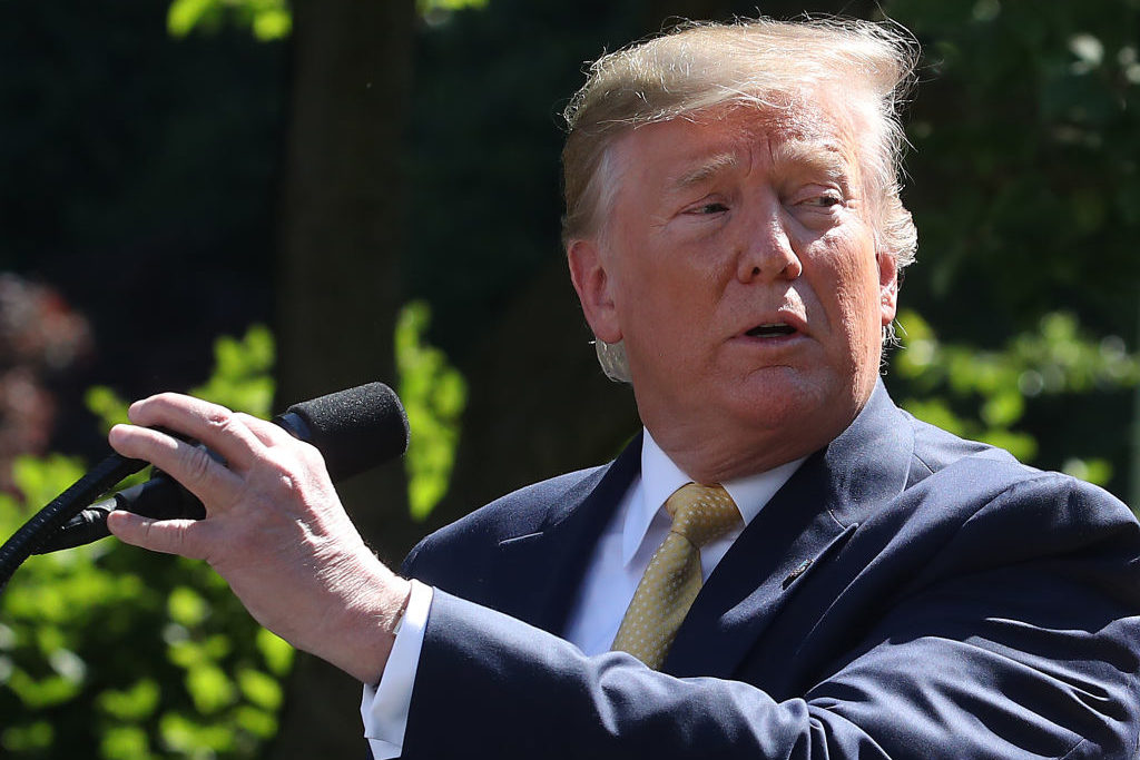 donald trump finished