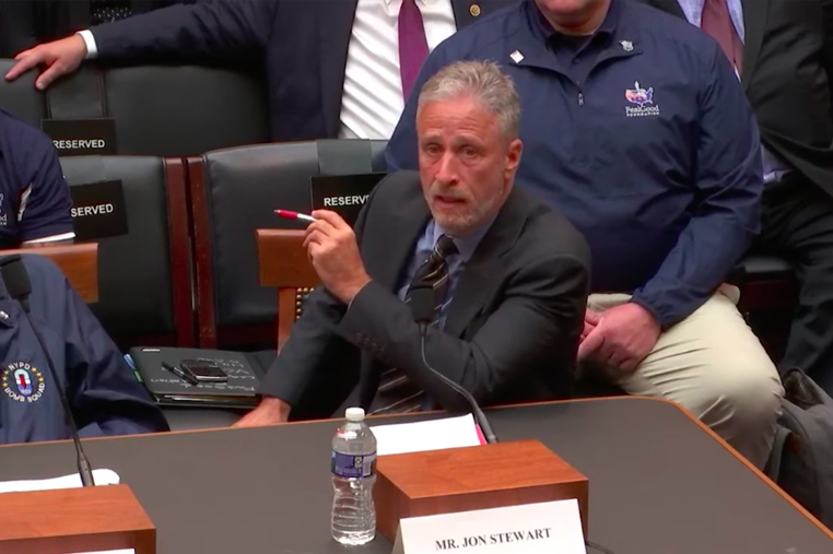 jon stewart congressional testimony