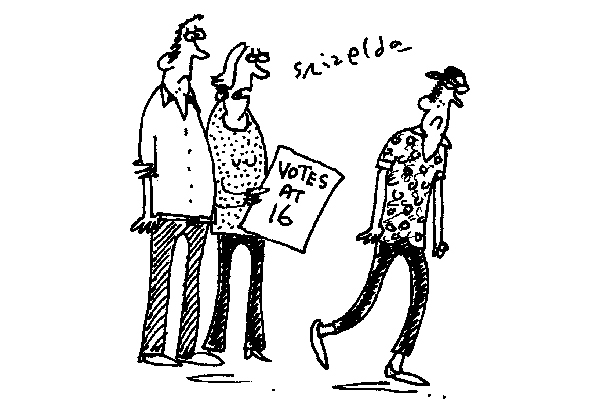 He Demands His Democratic Right To Draw A Phallus On A Ballot Paper