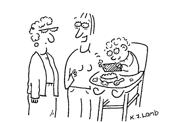 Weve Just Weaned Her Onto Taking Photos Of Solid Food