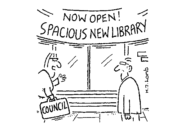 Weve Created Additional Space By Getting Rid Of The Books