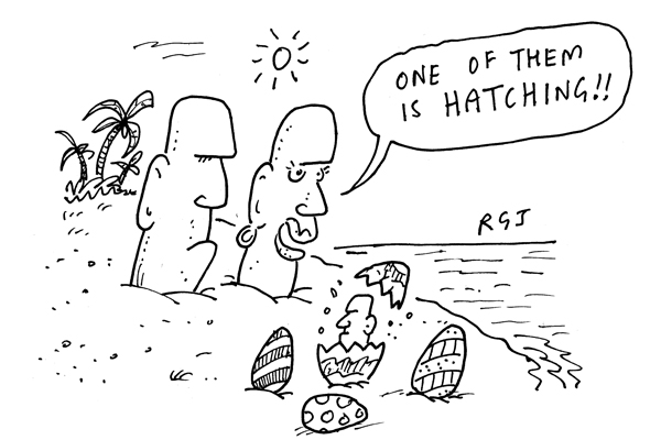 Where The Easter Island Heads Come From