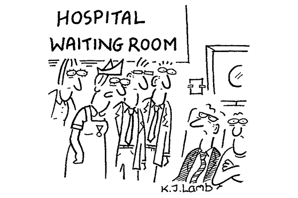 Would You Mind If Some Students Watch While You Become Increasingly Irritated By The Waiting And Staff Shortages