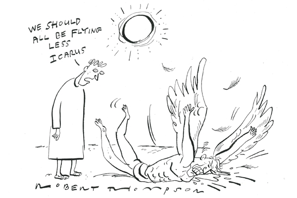 We should all be flying less