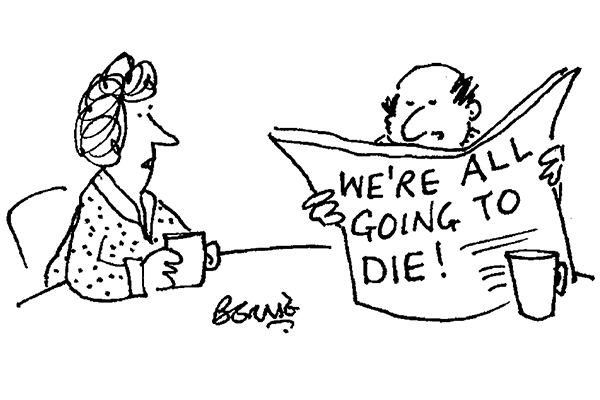 The paper’s more optimistic this morning