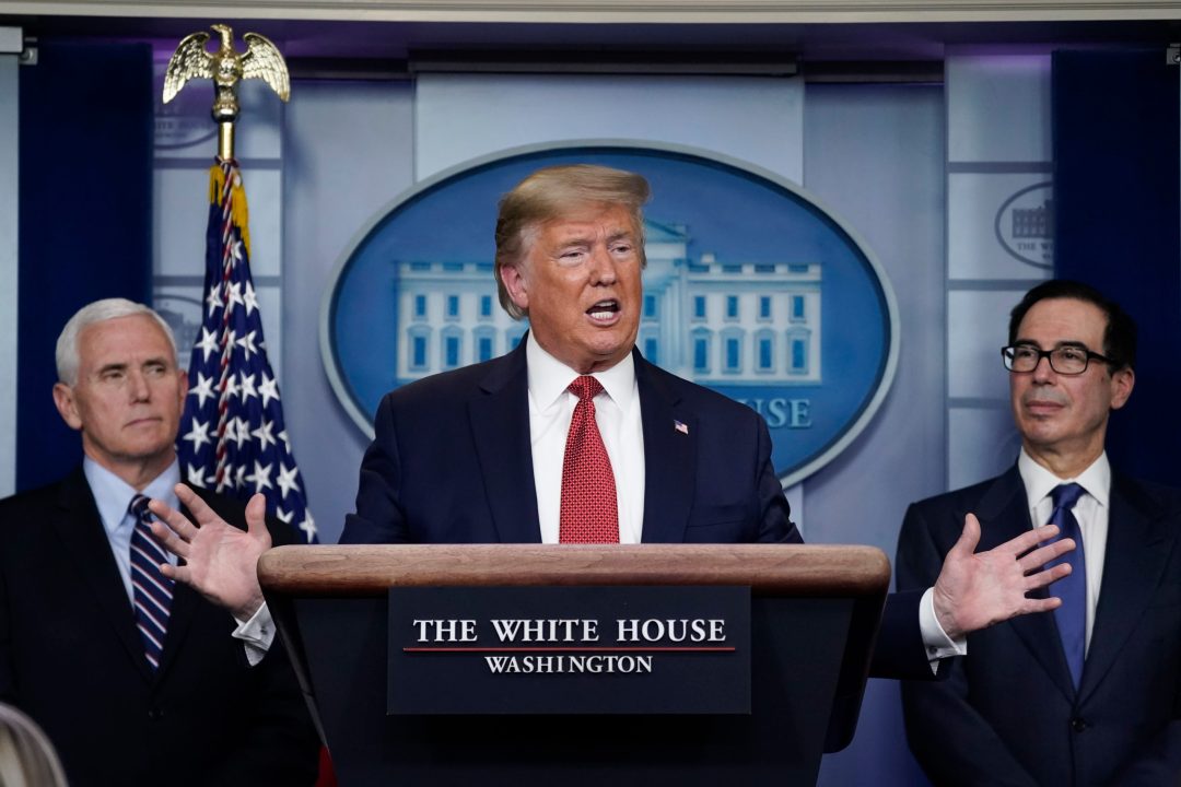 Trump coronavirus task force big pharma