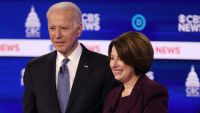 klobuchar biden train