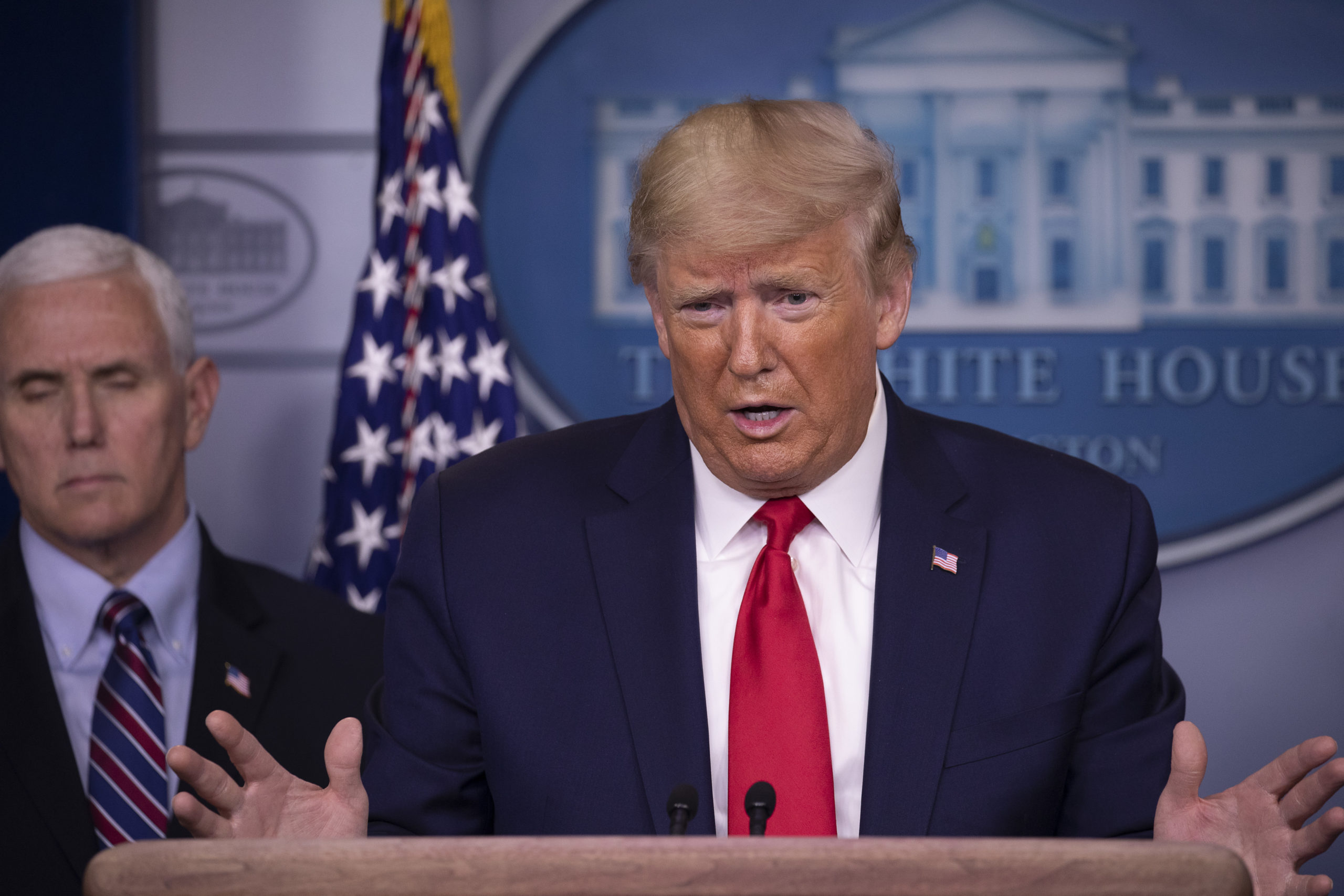 Trump chloroquine fish tank