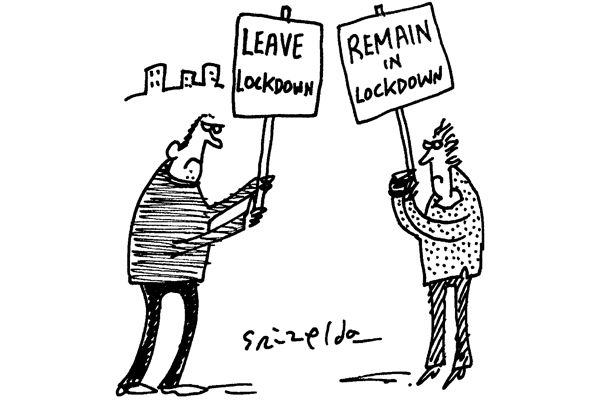 Lockdown leave/remain