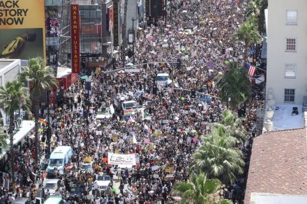 protest rally covid democrats