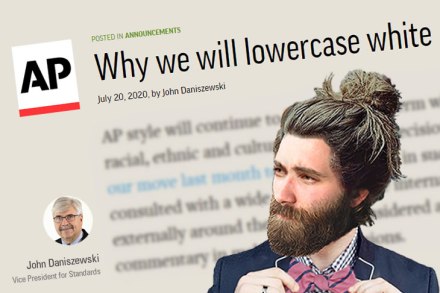 white people capitalizing