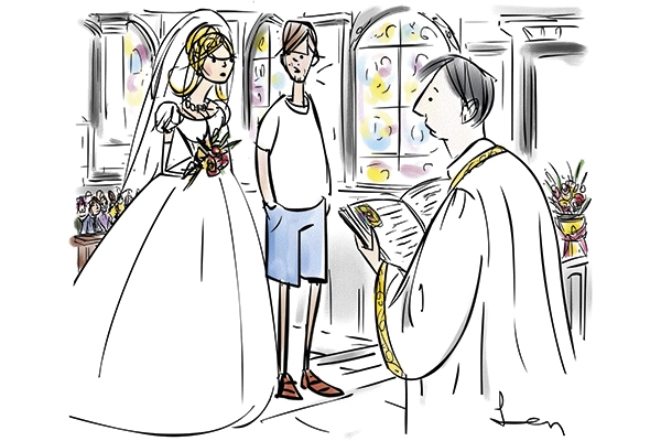 You never said anything about  it being a formal affair