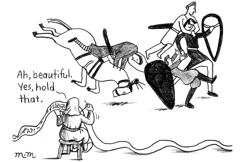 The Bayeux Tapestry embroiderer