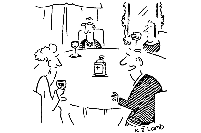 Pass the hand sanitiser