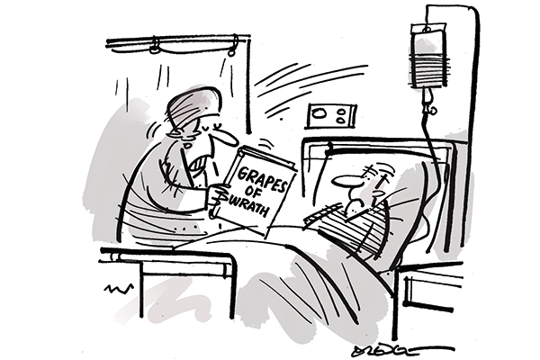 The fruit shop has closed down, dear