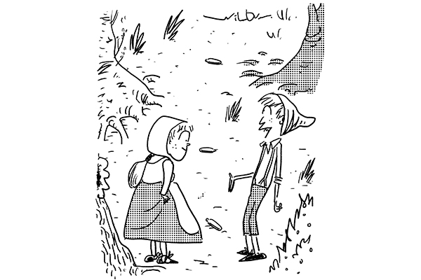 To get home we follow our trail