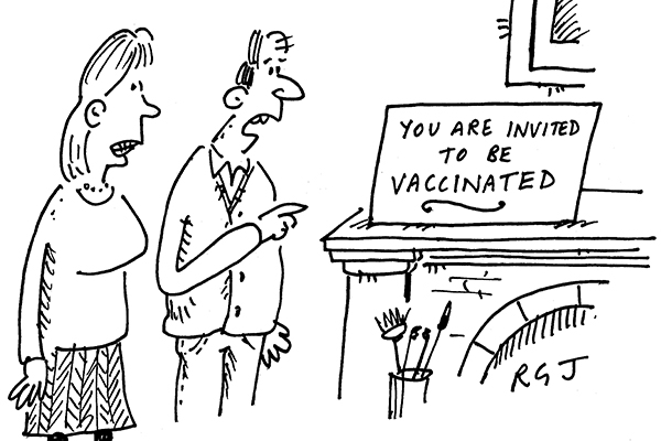 I put it on the mantelpiece