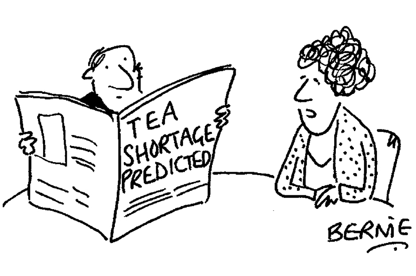 Tea shortage