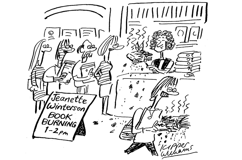 Jeanette W Book burning