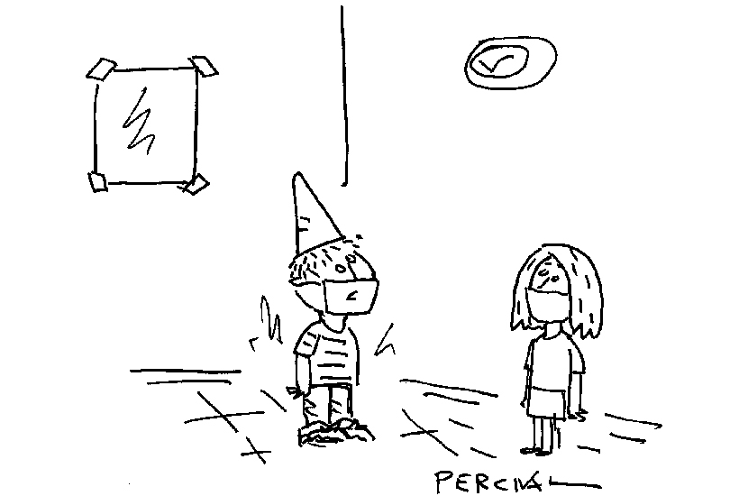 Stand in the corner and self-isolate