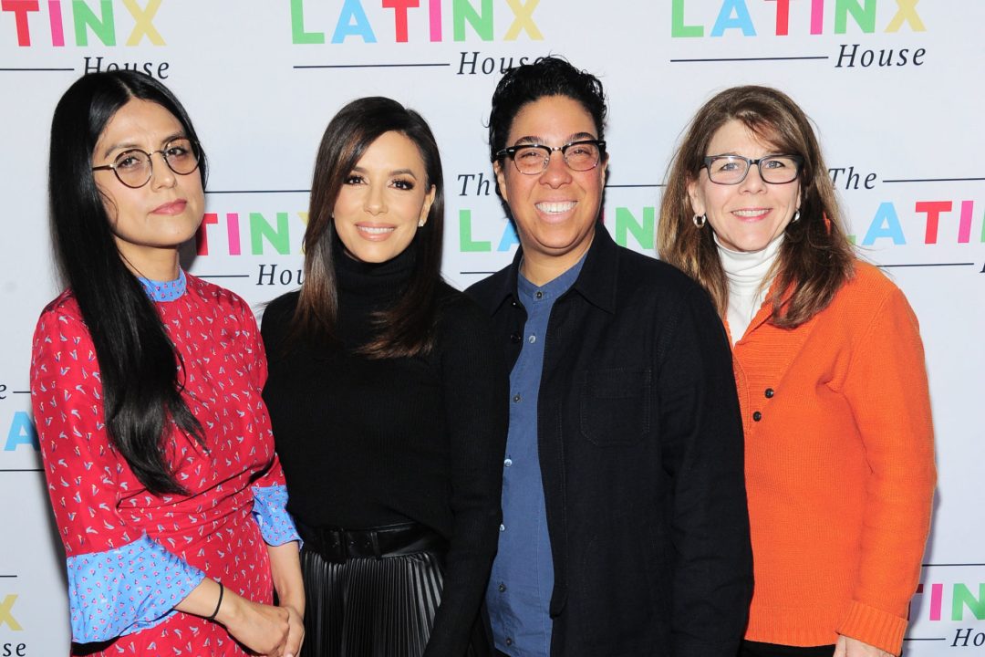up Dilcia Barrera, Eva Longoria, Angela Robinson and Dr. Stacy Smith (Getty Images)