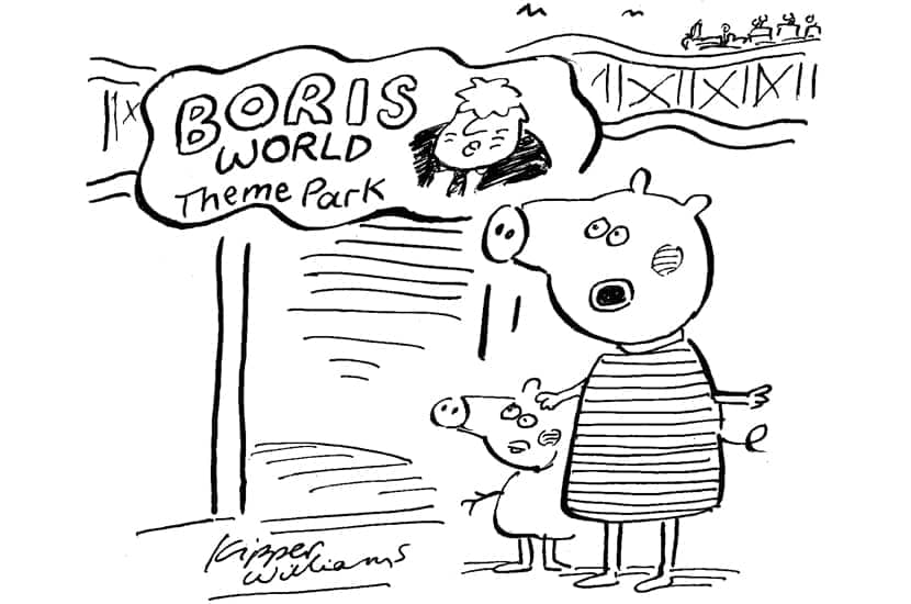 ‘He takes everybody for a ride.’