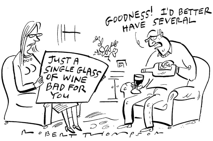 Just a single glass of wine bad for you