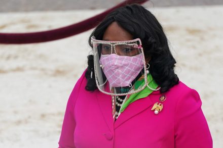 Rep. Terri Sewell of Alabama arrives for the inauguration of Joe Biden (Getty Images)
