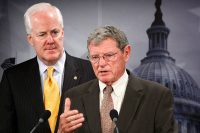 restrictions U.S. Senators James Inhofe John Cornyn (Photo by Alex Wong/Getty Images)