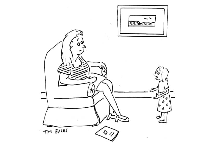 I don’t want you to read me a story!