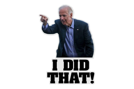 i did that biden sticker
