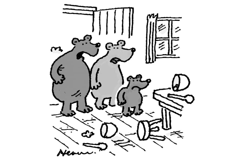 I’m not surprised she nicked our porridge