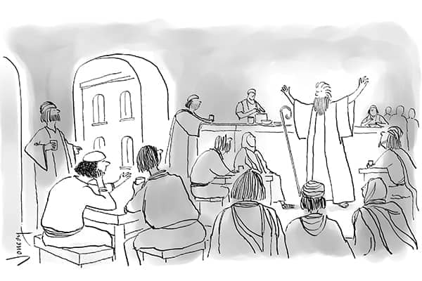 He parts one sea and we never hear the end of it