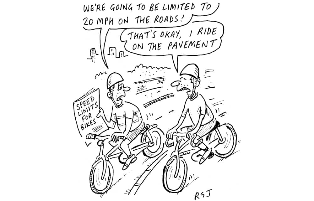 Speed limits for bikes