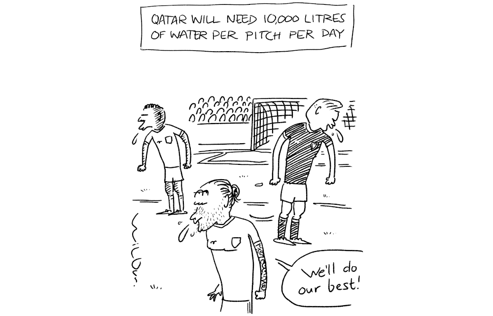 Qatar will need 10,000 litres of water