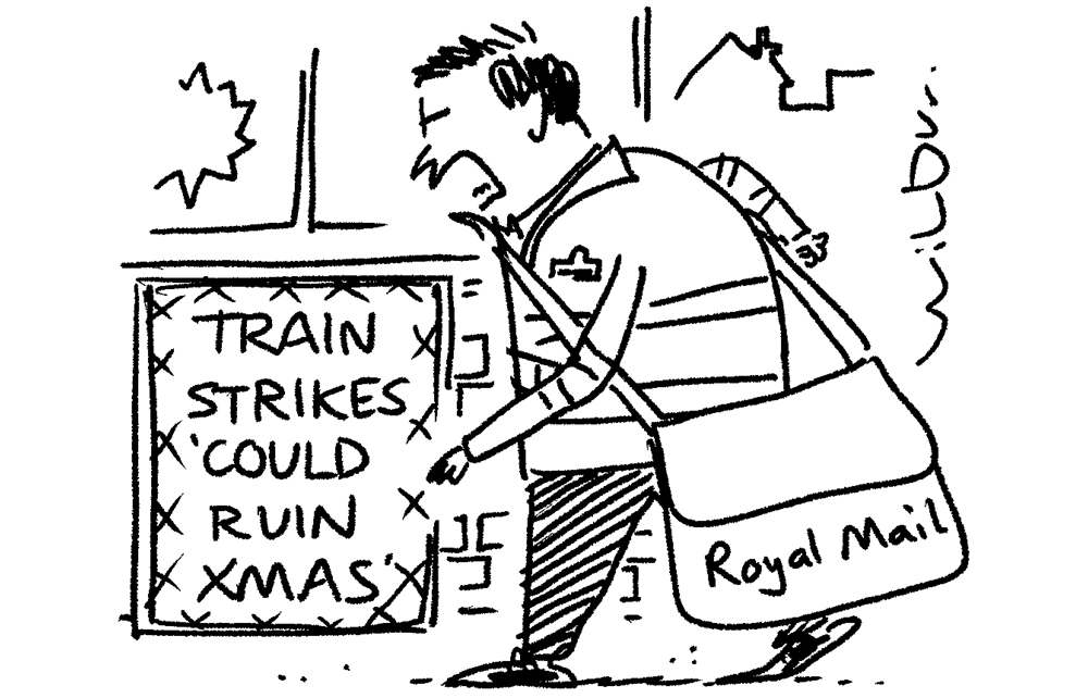 Train strikes could ruin xmas
