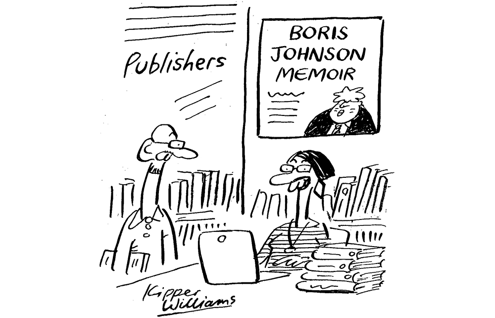 ‘I’ve booked Downing Street  for the boozy launch party.’