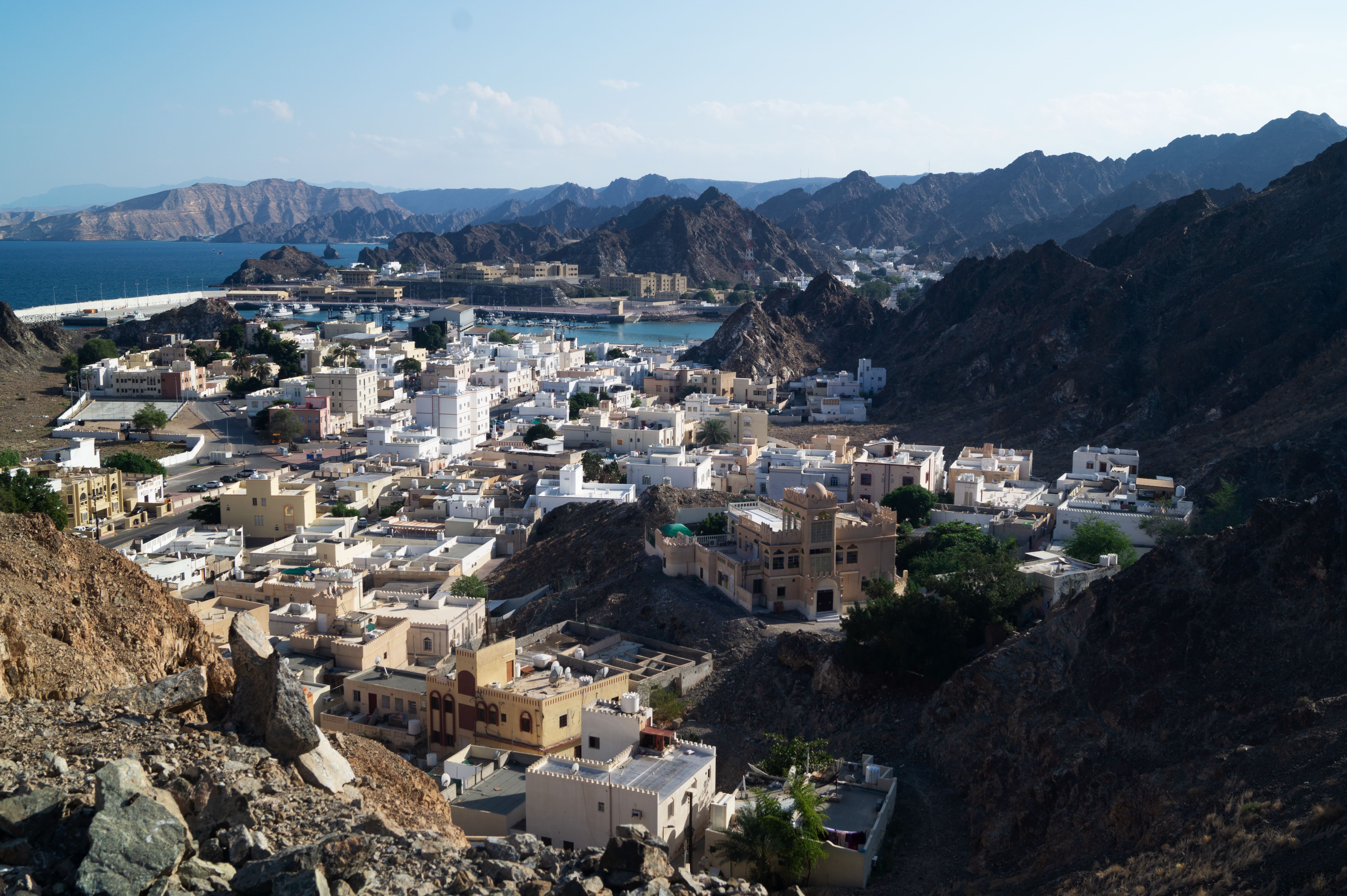 Пейзажи Омана — горы и пустыня