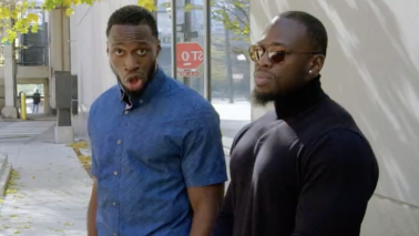 Osundairo brothers re-enact Jussie Smollett hate hoax (Screenshot: Twitter)