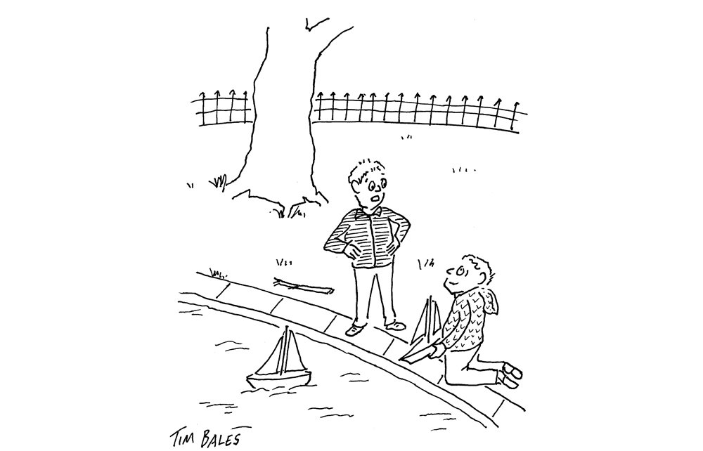 He’s not touching our small boats