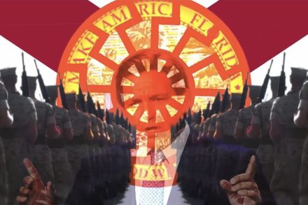 sonnenrad neo-nazi desantis